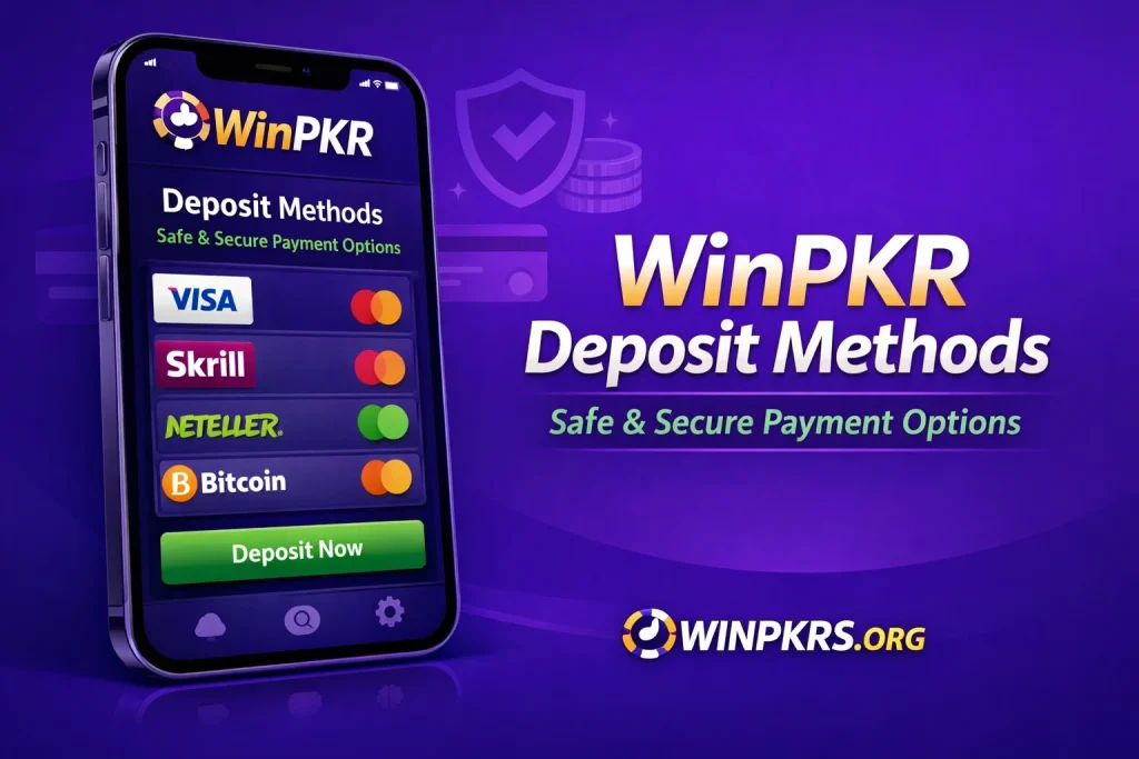 WinPKR Deposit Methods