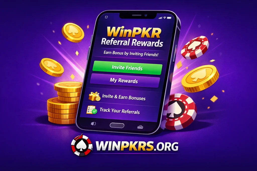 WinPKR Referral Rewards