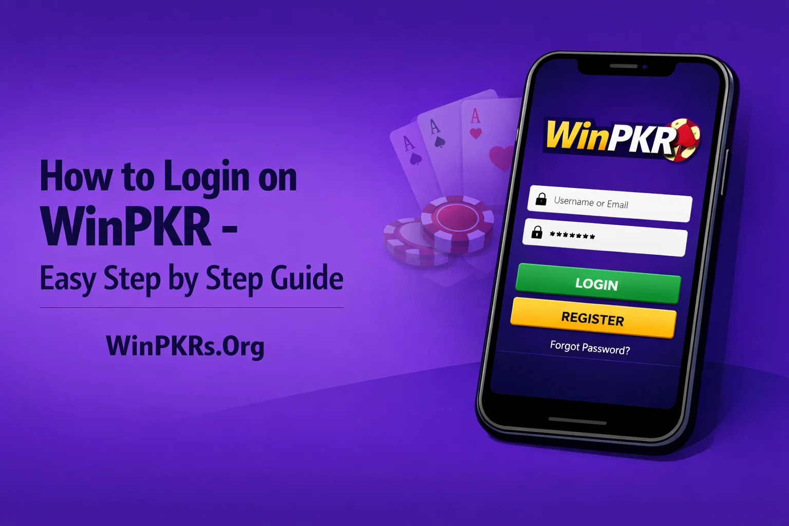 How to Login on WinPKR